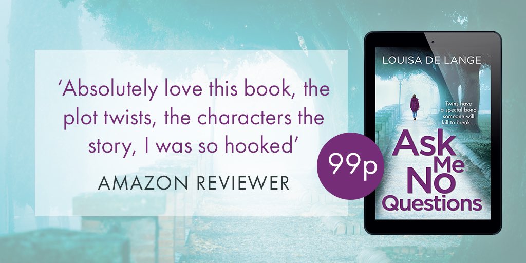 paperclipgirl's tweet photo. Last week to grab #AskMeNoQuestions for the bargain price of 99p! And with #NowheretobeFound currently at £1.99, you can get both Kate Munro books for less than a socially-distanced beer. (I think, it’s been a while...) https://t.co/Yu122p6YrJ
