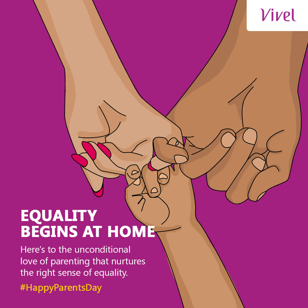 Equality begins at Home. 
Here's to parenting that nurtures to instill the value of equality.

#ParentsDay #AbSamjhautaNahin #EqualityAtHome #EqualParenting