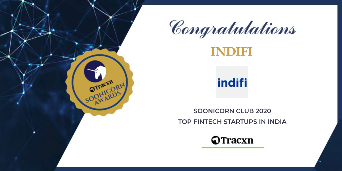 indifitech's tweet photo. Thank you @Tracxn for identifying us as one the top fintech company in India, and including us in the #SoonicornClub2020.
Here's to great work in the times to come and supporting SMEs in their growth journey.
#Tracxn #SoonicornClub #TopFintech #IndifiBusinessLoan https://t.co/zvVcRnBaUU