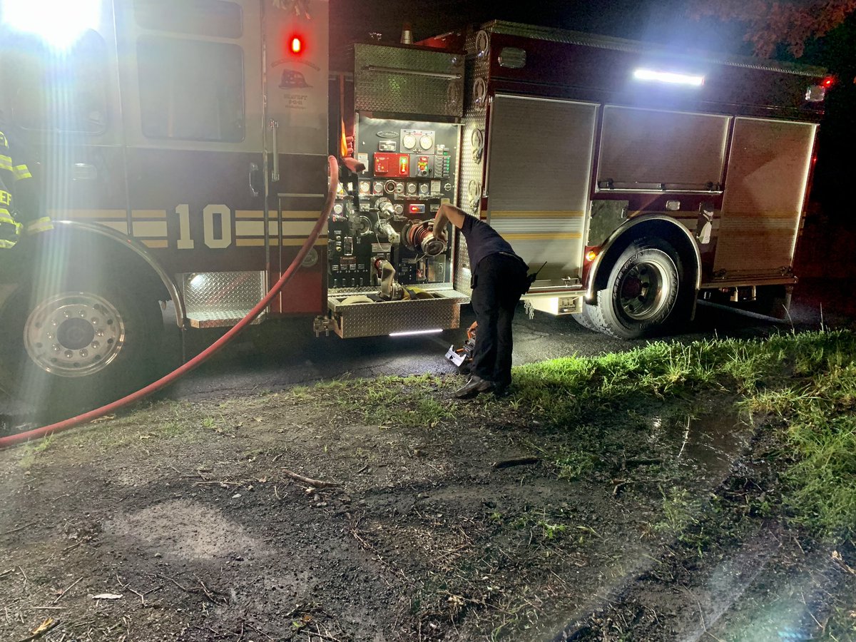 Fire in a vacant house last night on McClure Rd at Beatties Ford Rd. E10 arrived with fire showing. The bulk of the fire was located in the attic and controlled quickly. No injuries and the Meck Co FMO is investigating.