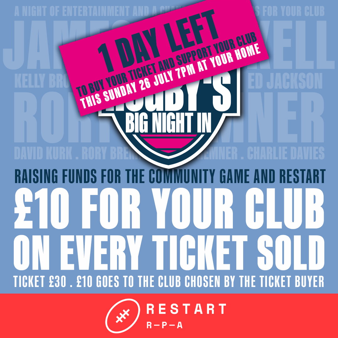 rugbys_bignight's tweet photo. MANY CLUBS ARE ALREADY BEING SUPPORTED BY THIS EVENT!TOMORROW SUNDAY LIVE Q&amp;A WITH JAMES HASKELL Your chance to interact live with James Haskell and raise funds for your Club. £10 of every ticket sold goes to a Club. #rugbyfamily  #jameshaskell  TICKET ON: https://t.co/Qjy31Td81t https://t.co/va1WGDT8sY