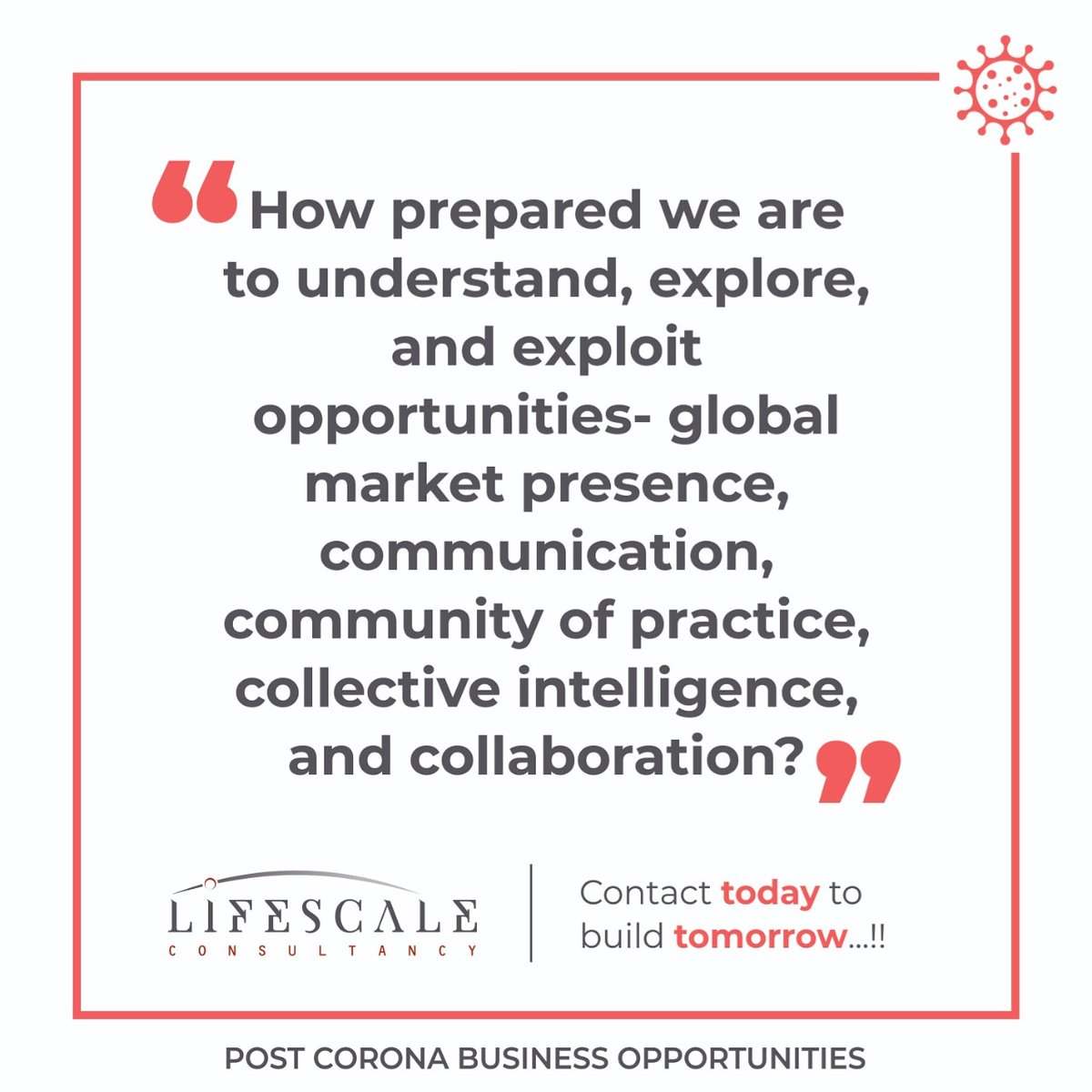 lifescale_in's tweet photo. The future has immense potential and we really need to bring forward innovative, clear, culturally nuanced communication.
.
#pcbo #lifescale #rethink #recharge #trend #media #marketing #research #communication #explore #adagency #creative #postcovid19 #business #design #strategy https://t.co/Do4PuAVOoM