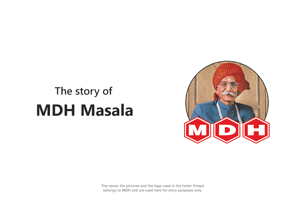 From being a Refugee to building India's most popular spices brand.The story of - MDH Masala.A thread 