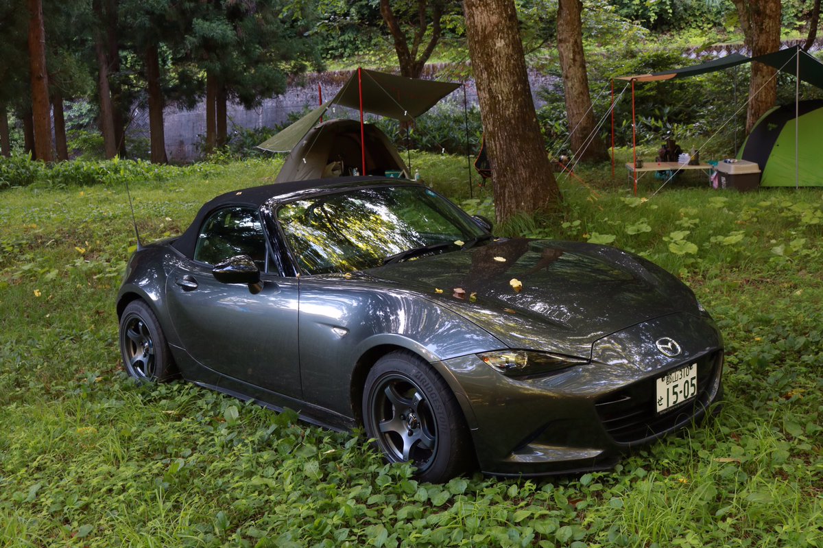 ACR_HONDA_'s tweet photo. ソロキャンパーデビューしました！

#ロードスター
#ロードスターND
#ND5RC
#MAZDA
#アウトドア
#キャンプ
#ソロキャンプ
#ロドキャン
#ロードスターのある生活
#ロードスターのあるキャンプ
#ロードスターのある風景
#ロードスターとテント
#Coleman
#コールマン
#ロードスター乗りと繋がりたい https://t.co/eiGV9jx76U