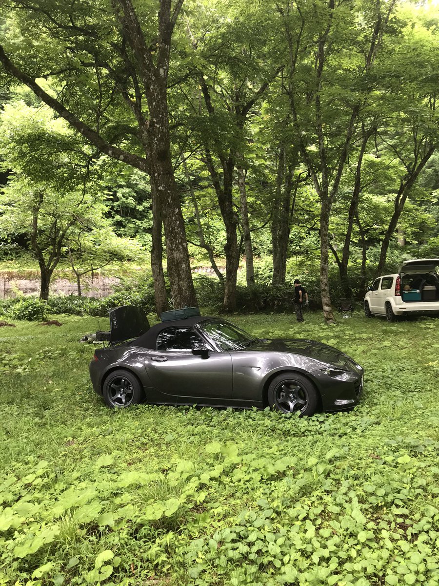 ACR_HONDA_'s tweet photo. ソロキャンパーデビューしました！

#ロードスター
#ロードスターND
#ND5RC
#MAZDA
#アウトドア
#キャンプ
#ソロキャンプ
#ロドキャン
#ロードスターのある生活
#ロードスターのあるキャンプ
#ロードスターのある風景
#ロードスターとテント
#Coleman
#コールマン
#ロードスター乗りと繋がりたい https://t.co/eiGV9jx76U
