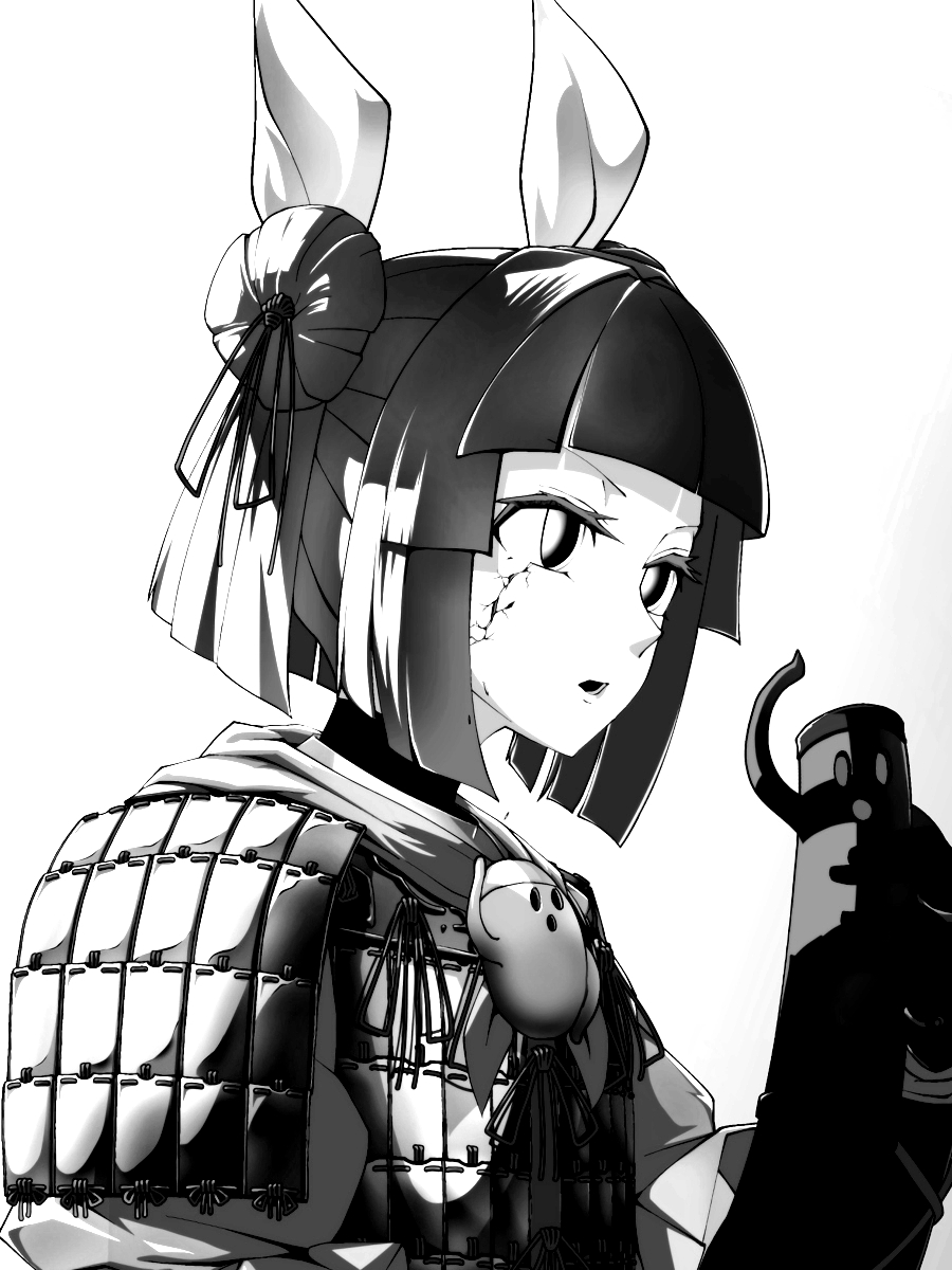 #絵をモノクロにするとかっこいい 