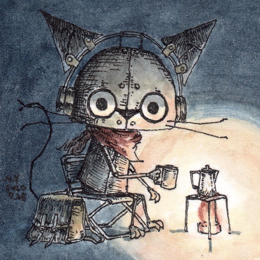 アウトドアシリーズ ペン画 水彩画 アナログイラスト Masahiro Yamamotoのイラスト アウトドアシリーズ ペン画 水彩画 アナログイラスト Masahiro Yamamotoのイラスト