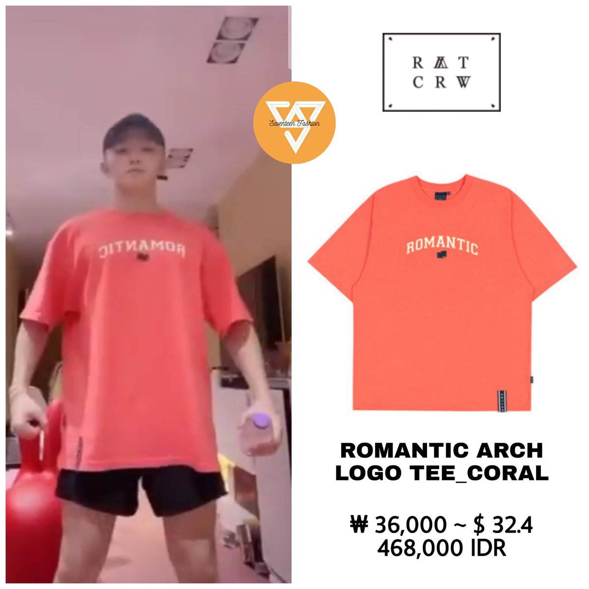 Woozi wore Romantic Crown T-Shirt in Seventeen TikTok Update (25