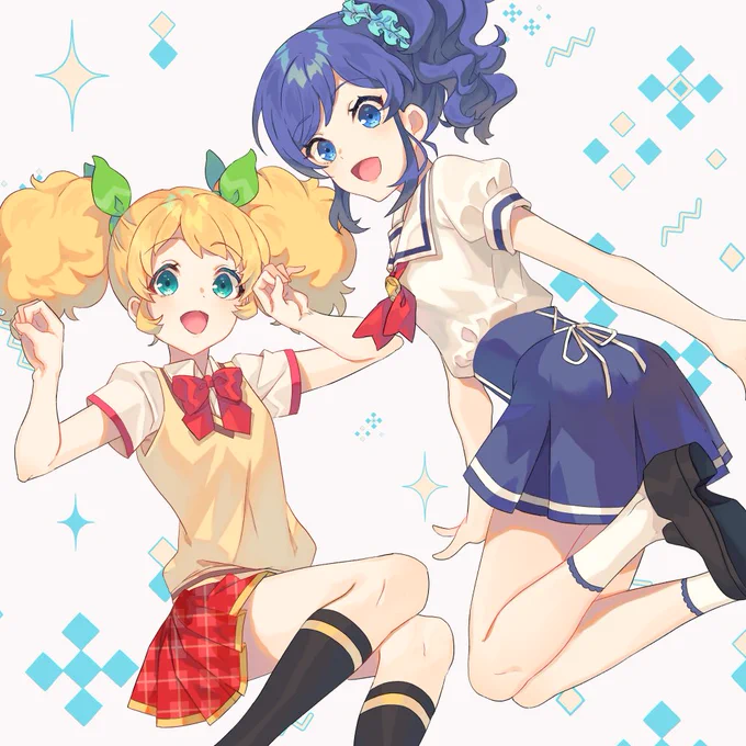 お題箱より冴草きいちゃんと霧矢あおいちゃん 