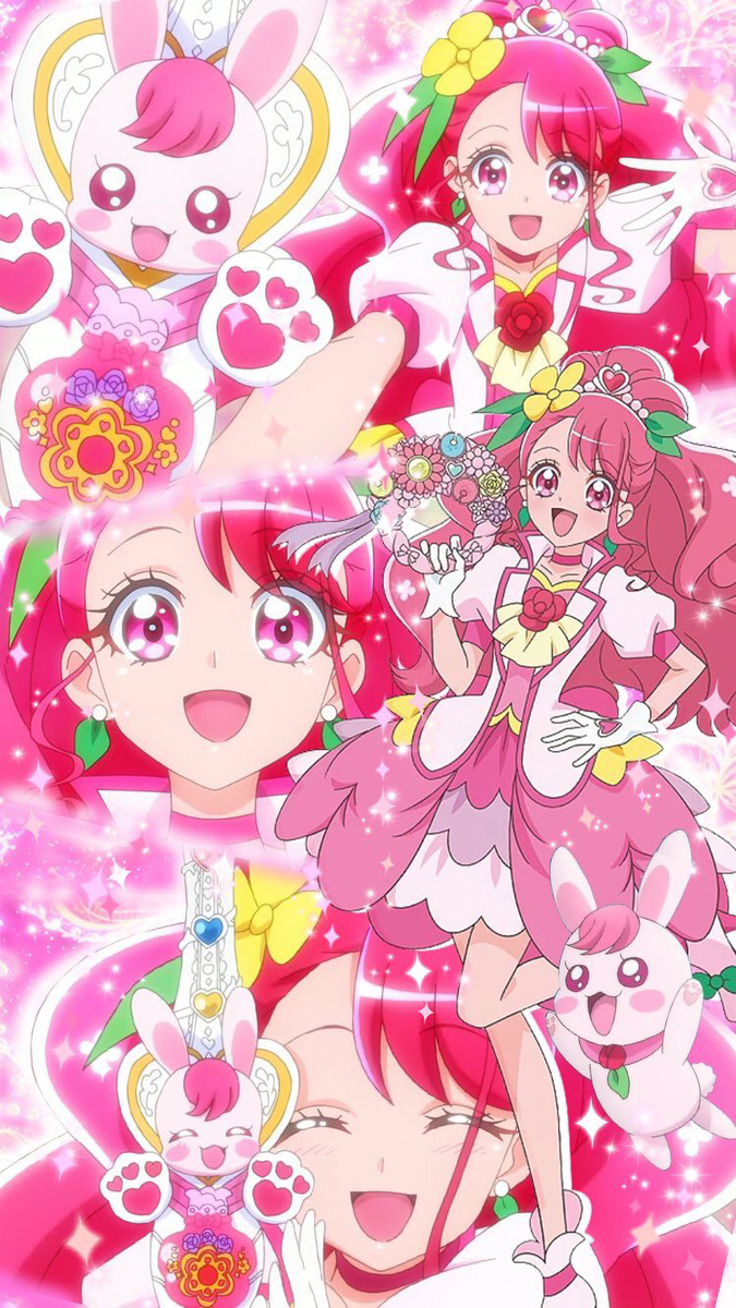 かぐ猫 私の加工作成した プリキュアのスマホ壁紙が大好評で感謝です 大好評だったので ヒープリのスマホ壁紙もアースを除く全キャラ分作成しました スマホ壁紙として使いたい方は勝手にどうぞ Iphone6 Iphone7 Iphone8 Iphoneseシリーズの壁紙