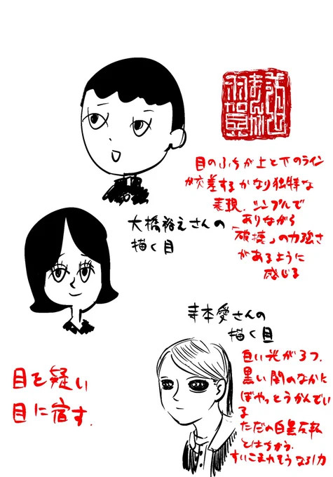 【羽賀まんが道】
【第207夜】

今日は「独特な目の表現の模写」です!

#日刊ラッキーズ
#365日毎日企画 