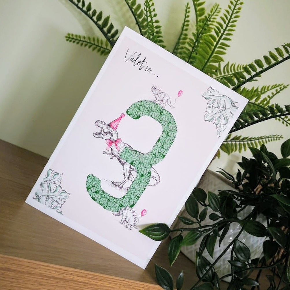 roles_caroline's tweet photo. Just a reminder if you would like a personalised print/greeting card please get in touch #personalisedcards #tropicalvibes #dinosaurbirthday #uniquecards #shophandmadeuk #handmadecards #smallbusiness #artist #carolinesdesigns https://t.co/Zqipeh7BAr