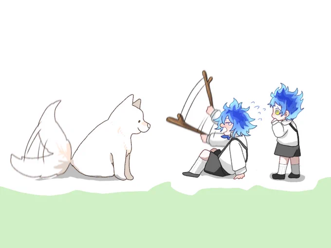 #イデア版ワンドロワンライ
※幼少期捏造注意!

おとうとをまもらなきゃ!
だっておにいちゃんだから! 