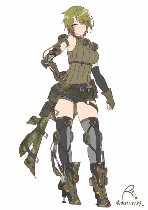 ちょっと息抜き
オリジナルとか全然描かないけどいざこうやって描くと結構楽しい
この路線もあり 