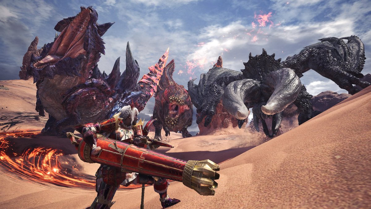 モンスターハンターワールド アイスボーン公式 セリエナ祭 情熱の宴 宴期間中はこれまでに配信済みのほぼ全てのイベントクエストも解放しています この機会に入手を逃していた武器や防具 重ね着装備などを入手しよう イベントクエスト配信
