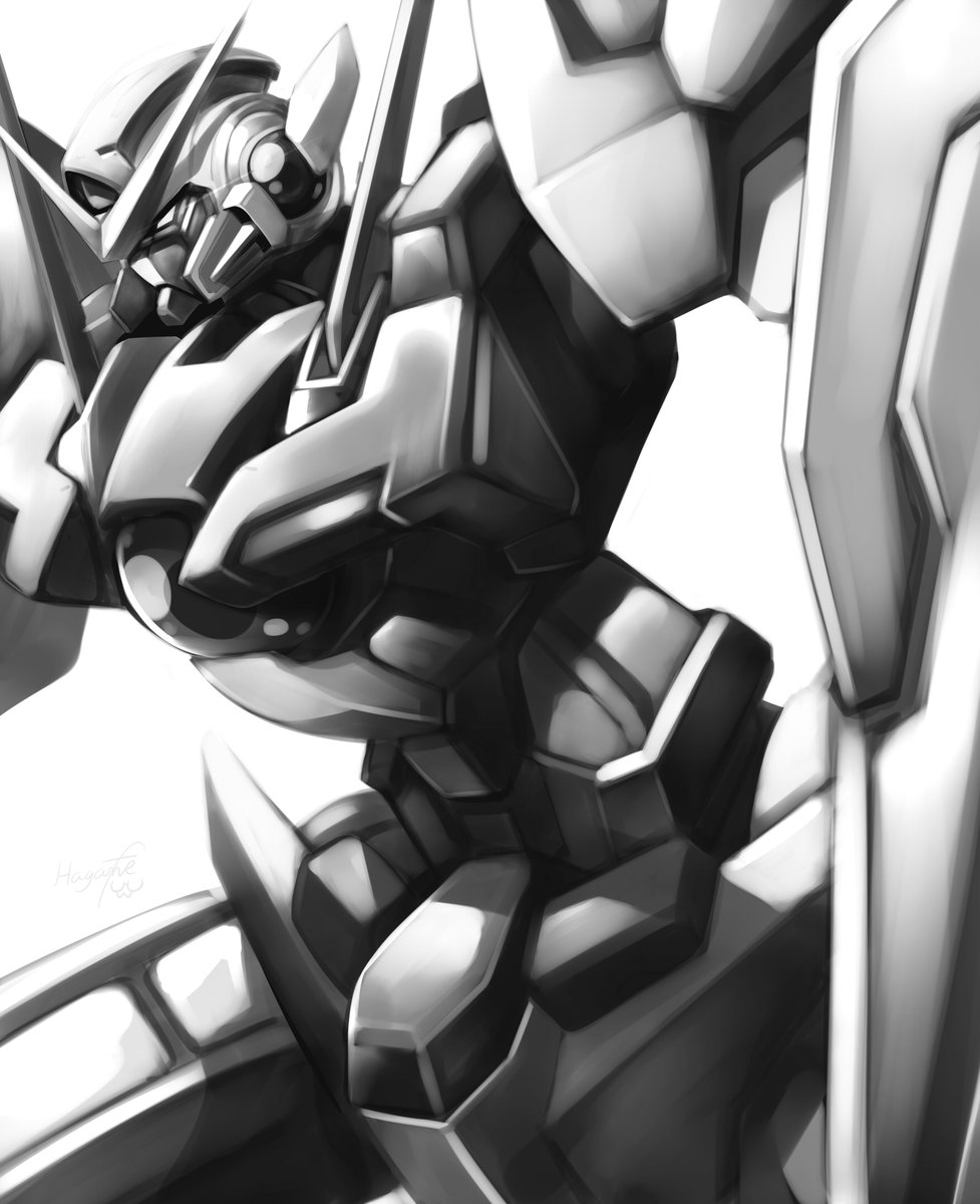 mecha monochrome greyscale no humans robot solo white background  illustration images