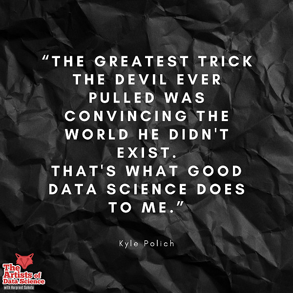 Websystemer's tweet image. Skepticism is NOT a Denial Activity | Kyle Polich on The Artists of Data Science - websystemer.no/skepticism-is-…

 #dataanalytics #datascience #datasciencepodcast #machinelearning #podcastrecommendations