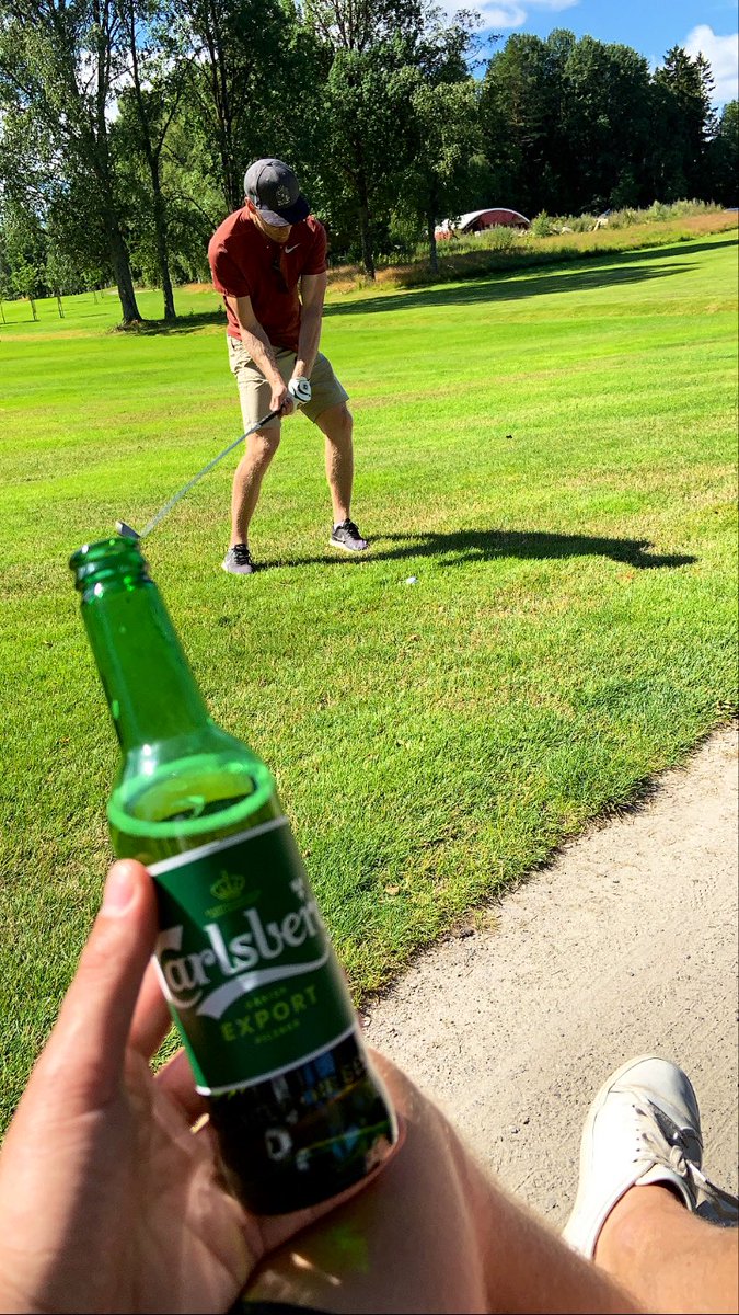 Caddie idag åt ”sävet” Säfström! Spelar golf som han inte gjort nått annat.