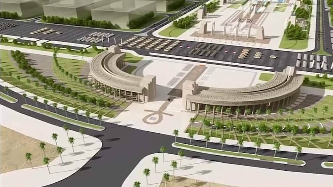 The People's Square in the Government District of NAC is currently being constructed. It's planned to hold  #Egyptian Armed Forces parades, sth that was stopped after Sadat's assassination in 1981.