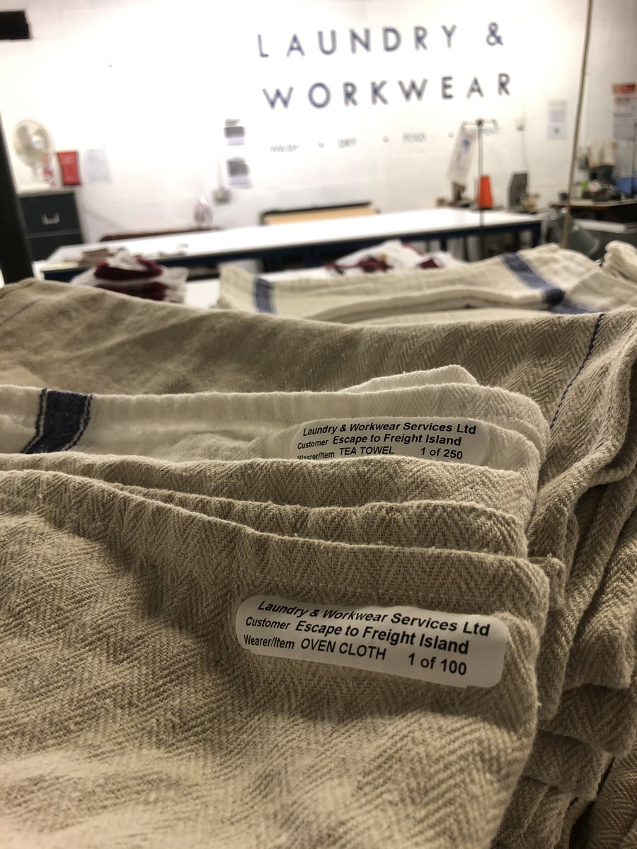 laundryworkwear's tweet photo. @freightisland Manchester’s new socially-distanced venue, this place is only going to get bigger and better once it gets going. Get yourselves down eat some grub so we can wash the tea towels we provide for all the on site chefs at the many choices of food vendors #freightisland https://t.co/kpj6Y5Hk3w