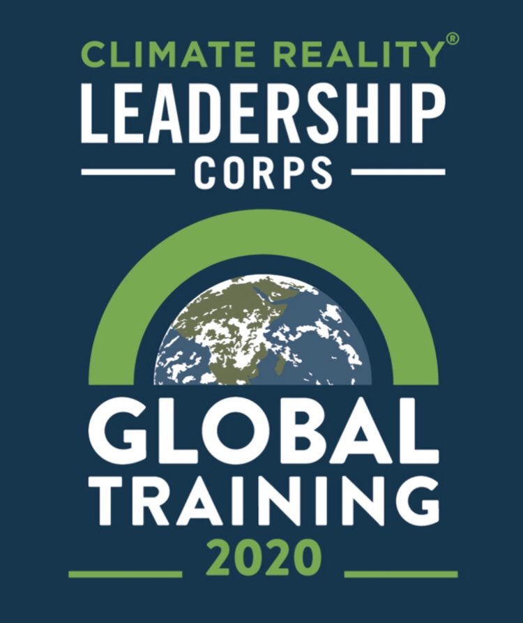 AndrewMcQuarrie's tweet image. If you are on the 2020 Global @ClimateReality training this week to change the 🌍 or are already a Climate Reality Leader like or retweet for a follow. #LeadOnClimate #ClimateChange #Leadership 👨🏻‍🏫💚🌍