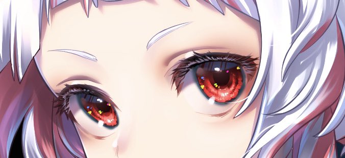 「#目元を載せたらブァーって拡散されなくてもフォローが来なくてもいいけどあなたが好」|だこのイラスト