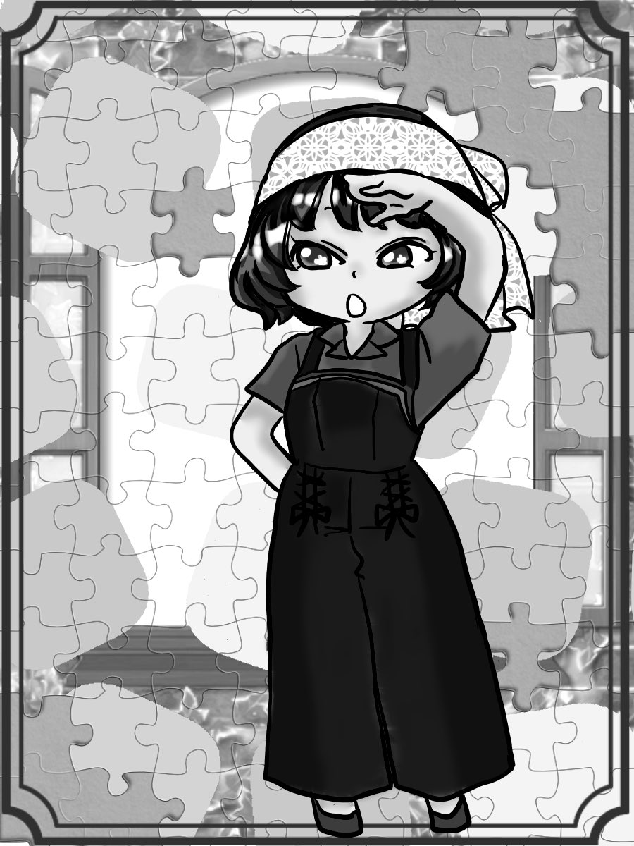 #絵をモノクロにするとかっこいい
かっこいいの無いからせめてモノクロしっくりくるやつ 