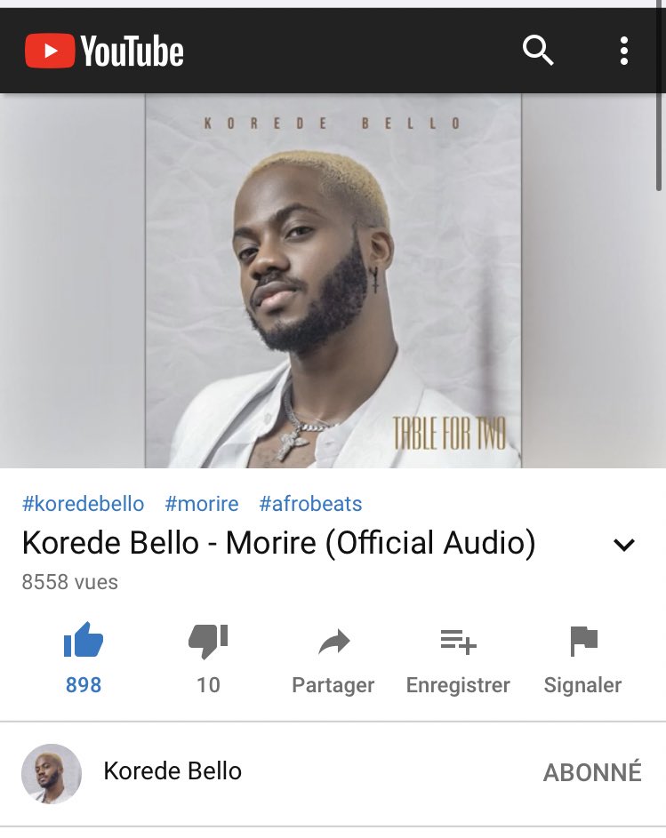 The_Bellonaires's tweet photo. If you haven't listened to The Ep #TableForTwo  of King k @koredebello yet, do so. Full of love and joy will make your day ✨❤️ 
#MORIRE #MiCasaSuCasa #TableForTwo #HeyBaybe #SunMomi https://t.co/T94kQAf6Ow