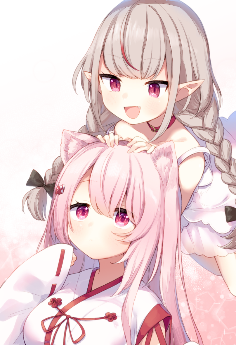魔界ノりりむ ,椎名唯華 「枠無し 」|kskのイラスト