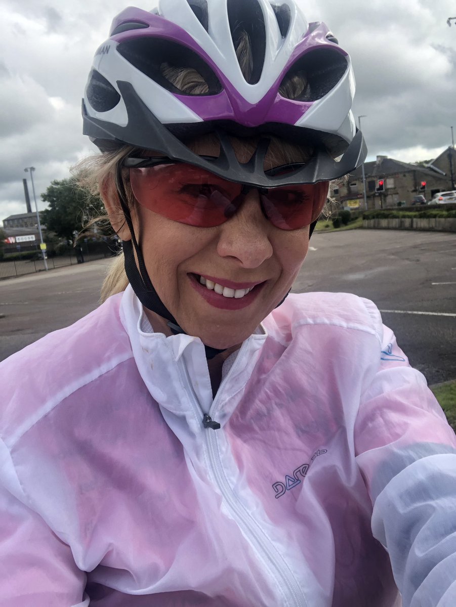 Charity_Angels's tweet photo. Sunshine and showers but who cares! It’s great to be out #cycling for @thejocoxway today https://t.co/3n7Plo1gOY