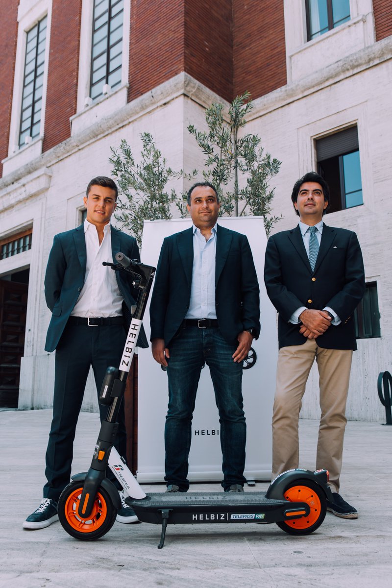 Today we introduced #escooters to Pescara, after having been chosen as the exclusive #micromobility provider for Mayor Carlo Masci's city. I'd like to thank #TelepassPay for being by our side not only today but on our mission to create a brighter #future for our cities. 🛴🌱