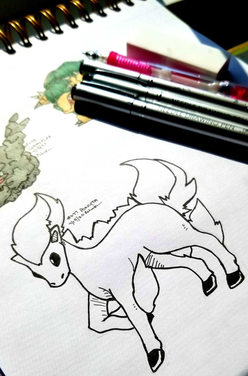 Reverrii_Pixy's tweet image. #DrawEveryPokemon
077 #Ponyta
#Pokemon • #PokemonArt • #TraditionalArt • #Drawing