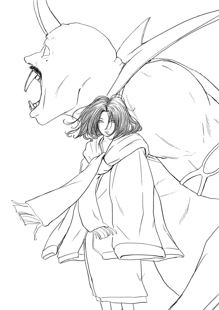 線画プロセス 