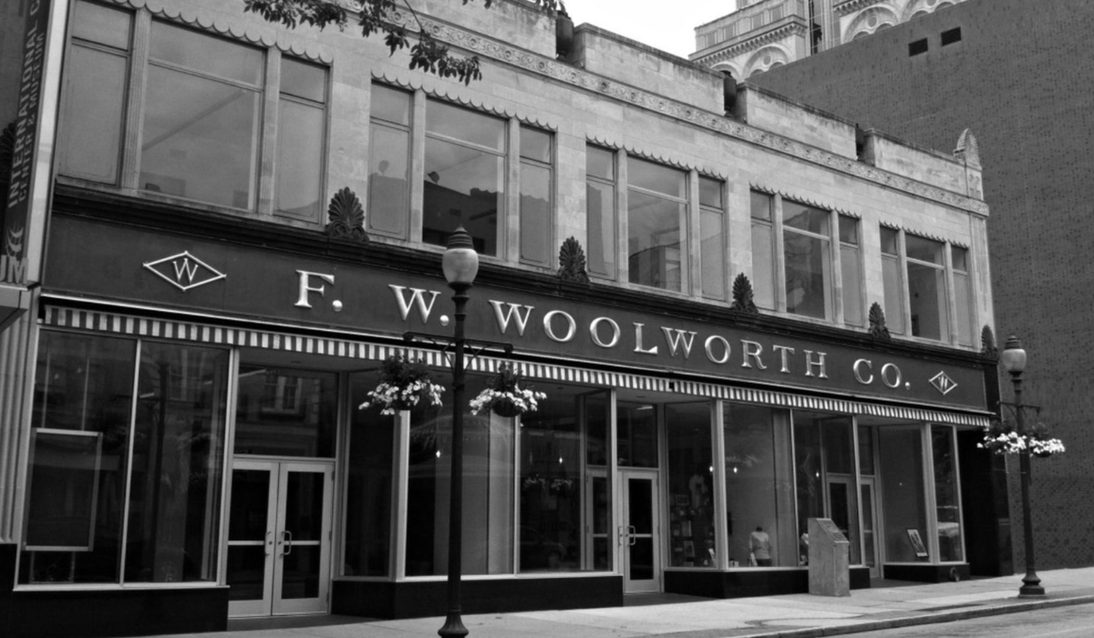 A photo of F. W. Woolworth Company in Greensboro, North Carolina.