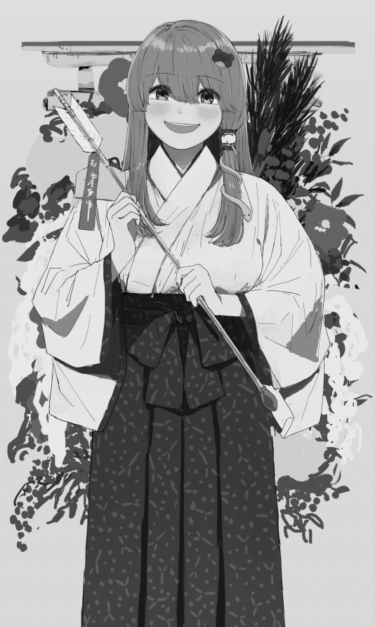 #絵をモノクロにするとかっこいい! 