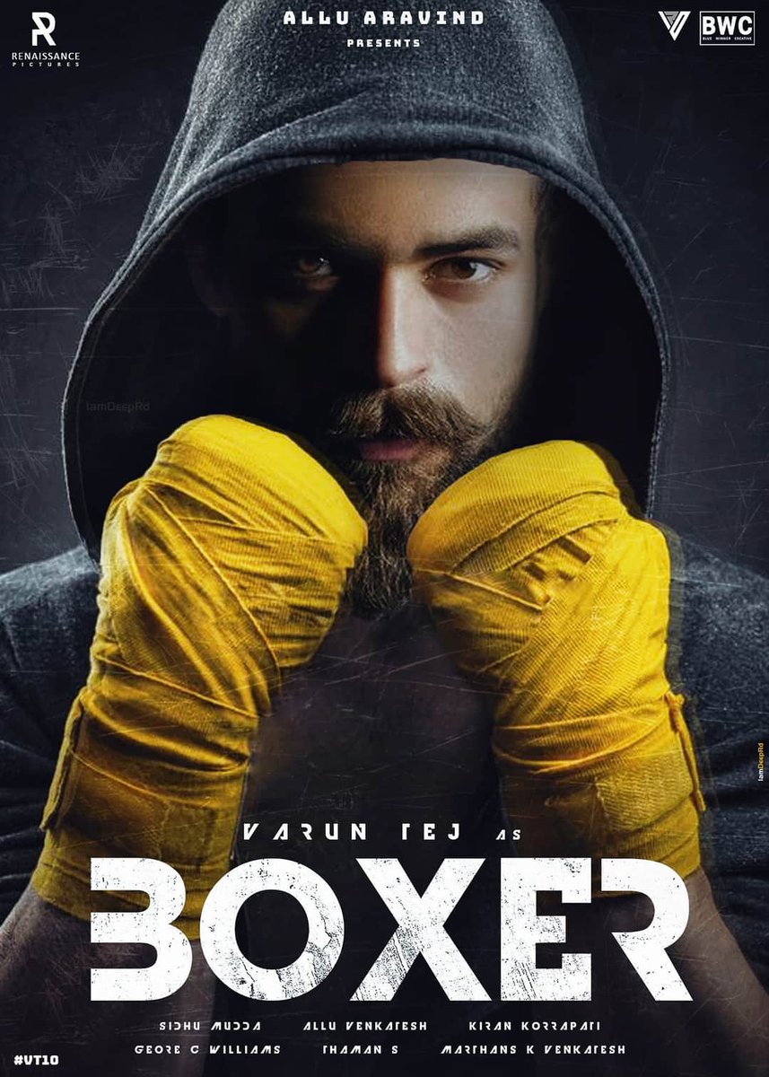 Balu_Ankem43's tweet photo. Varun teja 's upcoming movie #Boxer
#VT10 @nimmaupendra #MegaPrince
@IAmVarunTej #VT10Boxer #boxer #KiranKorrapati @sidhu_mudda @MusicThaman @Bobbyallu #SaieeManjrek https://t.co/Xeaw6yPDKx