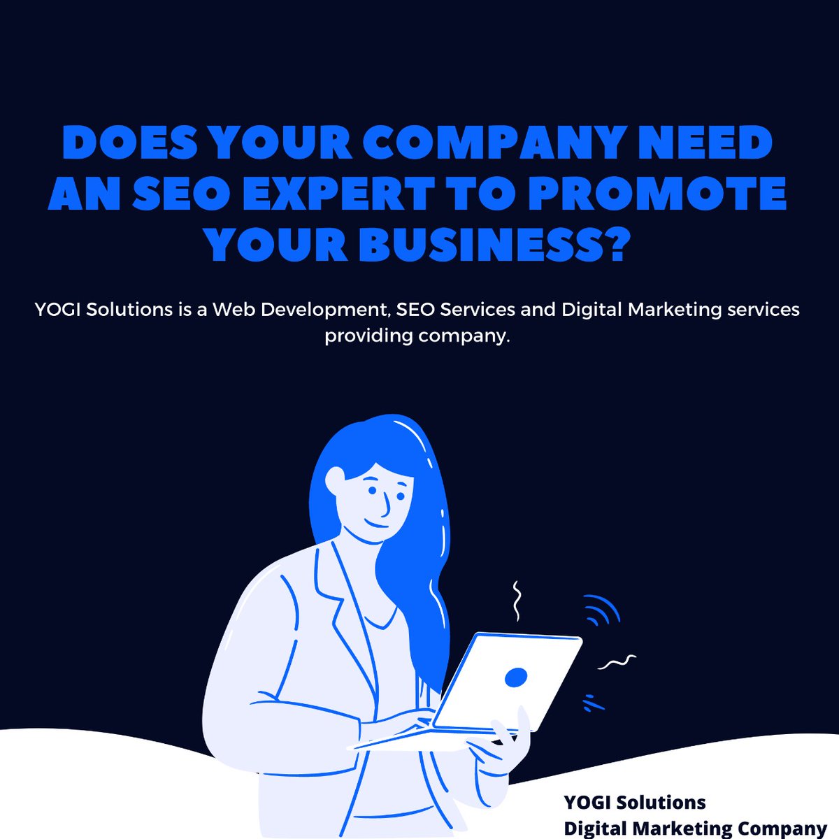 tonnykumarraval's tweet photo. Does Your company need an seo expert to promote your business?

@YOGISolutions is a Web Development, SEO Services and Digital Marketing services providing company. DM me...

#seo #digitalmarketing #seoservices #yogisolutions #today
#business #ppc #ADS https://t.co/Gaadme5a8D