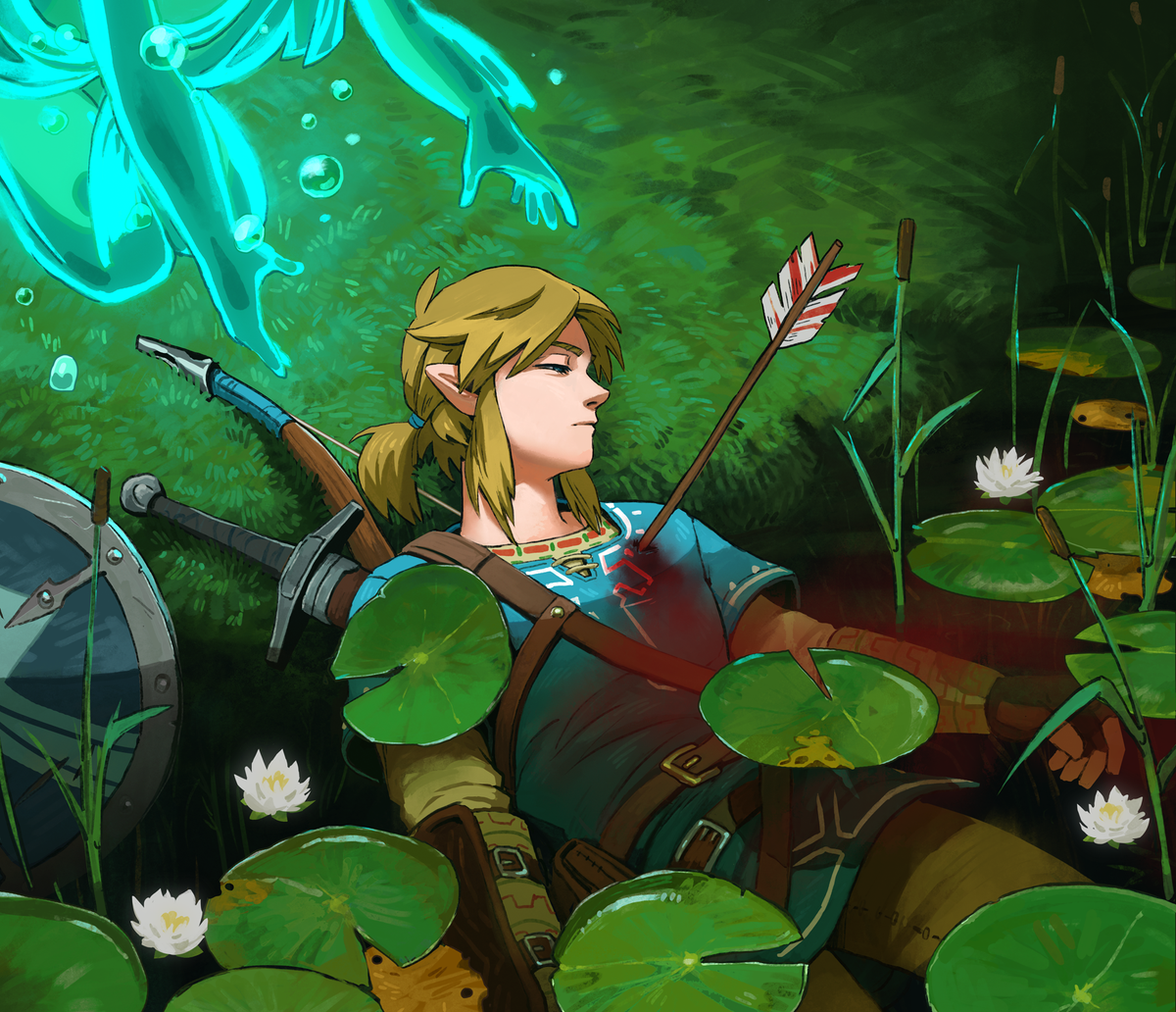 malintfalch's tweet photo. Mipha's grace 

#botw https://t.co/ArHMeuSU5N