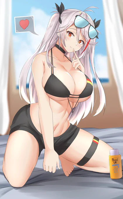 水着プリンツちゃんは最高ですね!!!!!!!!!!❤️❤️❤️❤️❤️❤️❤️❤️❤️❤️ 