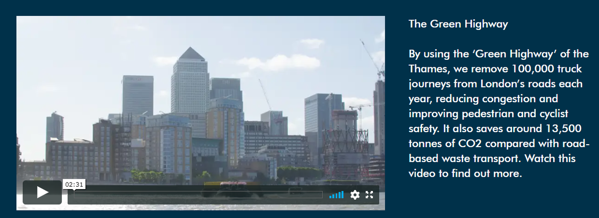 And more use can be, and is being, made of the river to carry construction spoil, aggregate materials, and rubbish  https://www.coryenergy.com/carbon-efficiency/green-highway/#