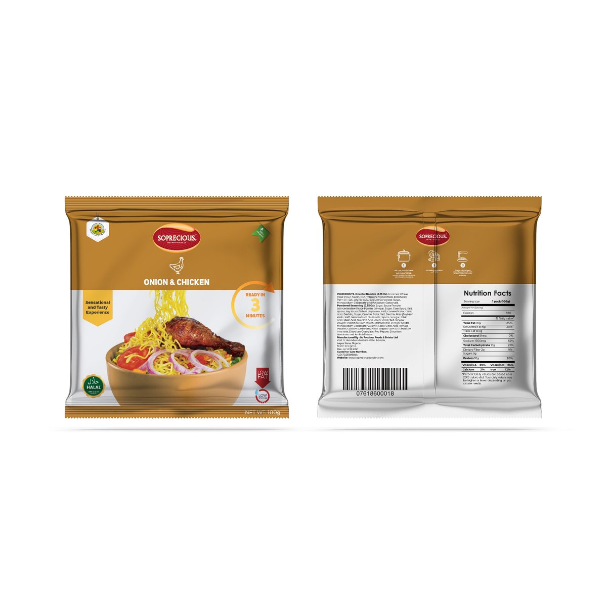 SoPreciousNodle's tweet photo. Onion &amp; Chicken Flavour like never before. 

Upgrade to the next level of tasty experience with So Precious Instant Noodles.

FOR PREORDERS/DISTRIBUTION, CALL/WHATSAPP: +2347025699844. 

#HealhtyFoodHealthyLife #Tasty #Noodles #Instantnoodles #Food #Precious #Soprecious https://t.co/Fynnpb7Pyk