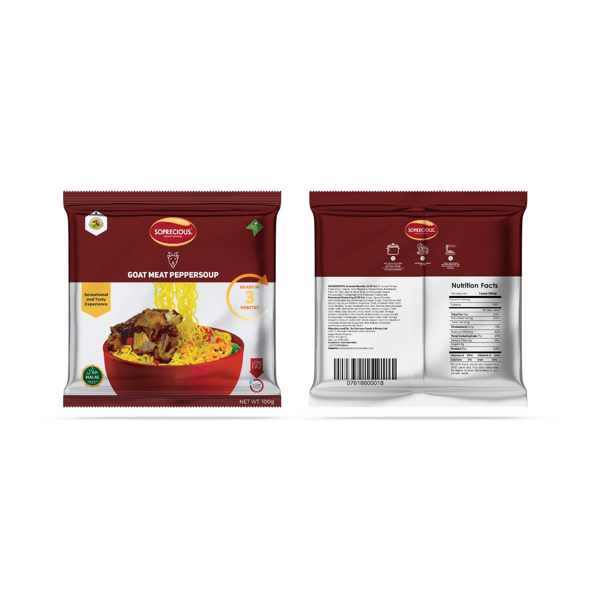SoPreciousNodle's tweet photo. Introducing brand new Goat Meat Pepper Soup Flavour. 

Upgrade to the next level of tasty experience with So Precious Instant Noodles.

#HealhtyFoodHealthyLife #Tasty #Noodles #Instantnoodles #Food #Foodie #Precious #Soprecious https://t.co/pNYdsWbNci