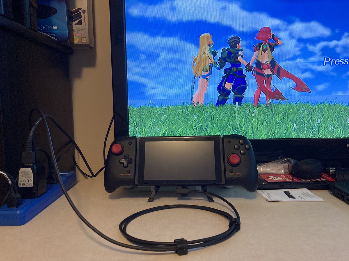 LinkLegendRuss's tweet photo. BTW I played this whole game while testing out the Genki Covert Dock & this thing is fun & amazing shoutout to @GenkiThings for doing the research & background checks on this wonderful device great to have another accessory added to my #NintendoSwitchCollection #COVERTDOCK https://t.co/cP27qhQAs0