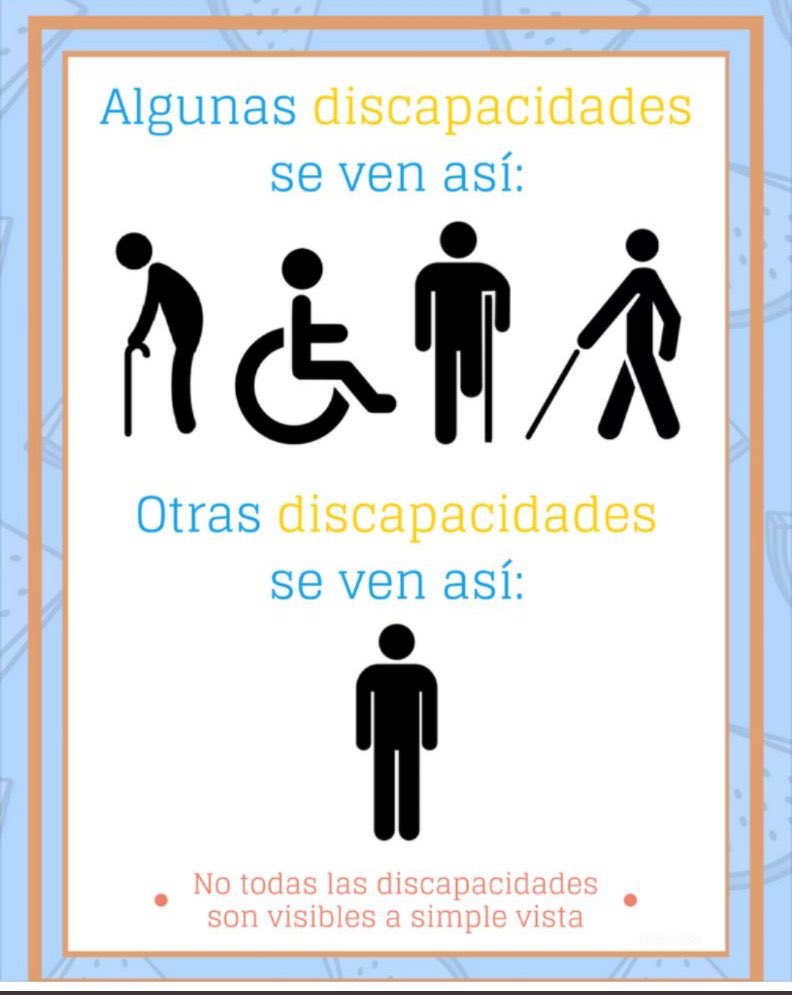 ElPoderDis's tweet photo. ¡No todas las discapacidades se ven a simple vista!
#JuntosPorUnaSociedadIncluyente https://t.co/B0GxGUOoPd
