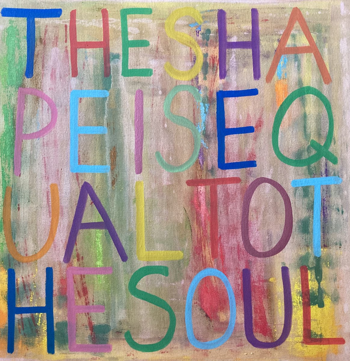 ChrisPompaArt's tweet photo. Having lots of fun with this new series of text paintings. #popart #modernart #abstractpainting #colour #text #art #oilpainting  #acrylicpainting #words #memes #dreams https://t.co/8aMXsNMcRs https://t.co/EO5e7xbNLu