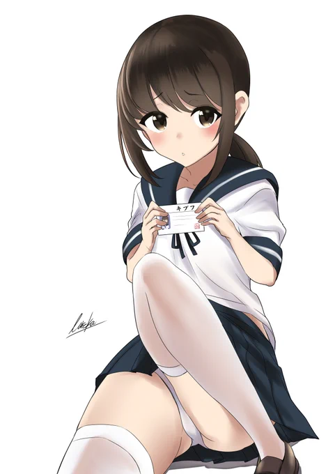 艦娘であることを証明する吹雪ちゃん
#艦これ版深夜の真剣お絵描き60分一本勝負
#艦これ版真剣お絵描き60分一本勝負_20200725 