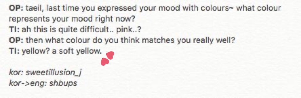 taeil knows he looks good in yellow, even his members say so too