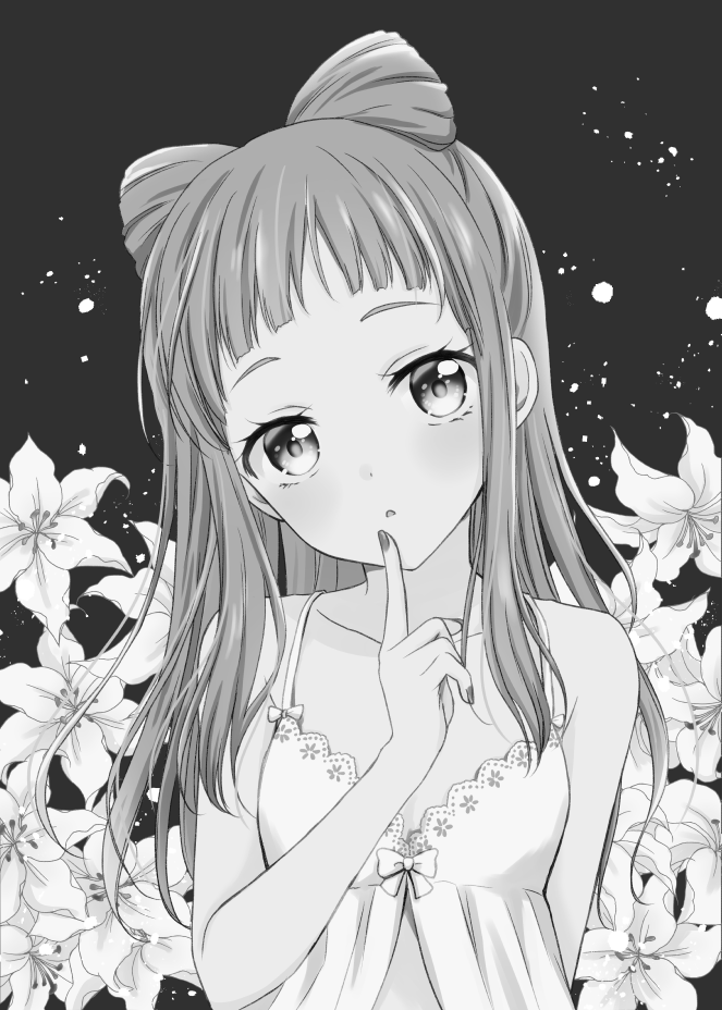 いつもあまり濃い色を使わないからモノクロにしてもあまり締まらないな
#絵をモノクロにするとかっこいい 