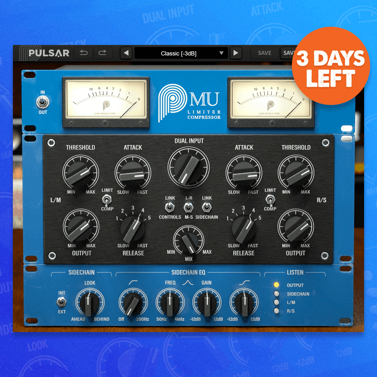 pluginfox's tweet photo. 3 DAYS LEFT! ⏳
Get @PulsarPlugins Mu for only $79 thru July 27th
Buy here: https://t.co/eFRSZxWuty

#plugindeals #pluginsales #pulsaraudio #pulsarplugins #mu #compressor #plugins #pluginfox #vstplugins https://t.co/hdCmuY7Sap