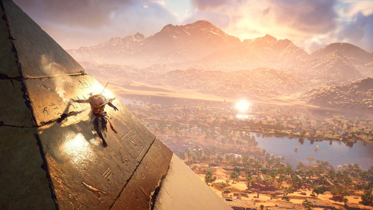 jackaldeacon's tweet photo. The Epic Tale of Assassin's Creed Origins continues in 30 minutes.  Today we explore the pyramids.
 https://t.co/Ea0mIDg0CX https://t.co/JufZMEmJwJ
